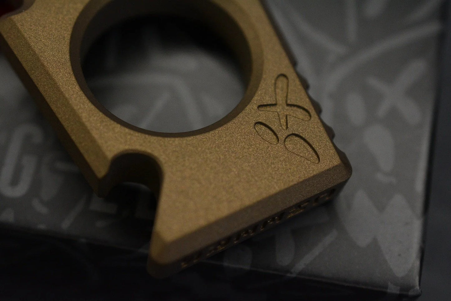 NEW OEGEDC Keystone V2 Bottle Opener BURNT BRONZE w/ Custom Poison Bead