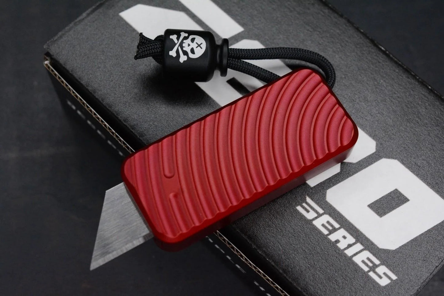 NEW RIVERY MFG x Cad Lab Zero Knife Red Finish OG w/ Rare Poison Bead