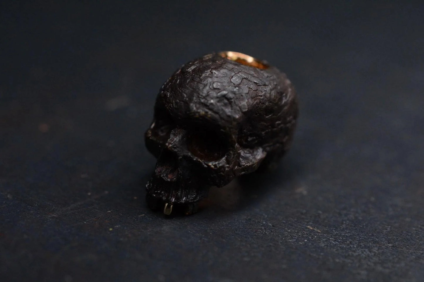 RARE++ Steel Flame XXXL Brass Sledge Paper Weight Engraved w/ RG Custom Skull