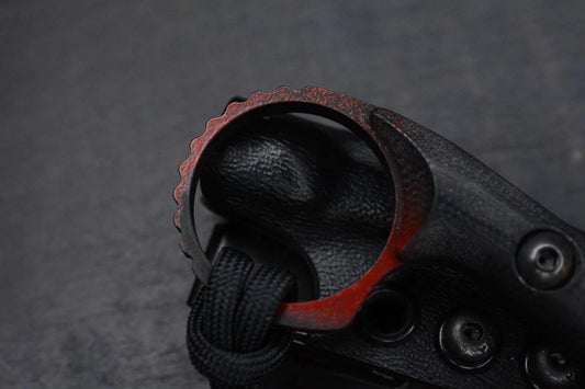RARE Half Face BladeS JOHN WICK LTD ED Cardiac Spike Black/Blood Re Microtech