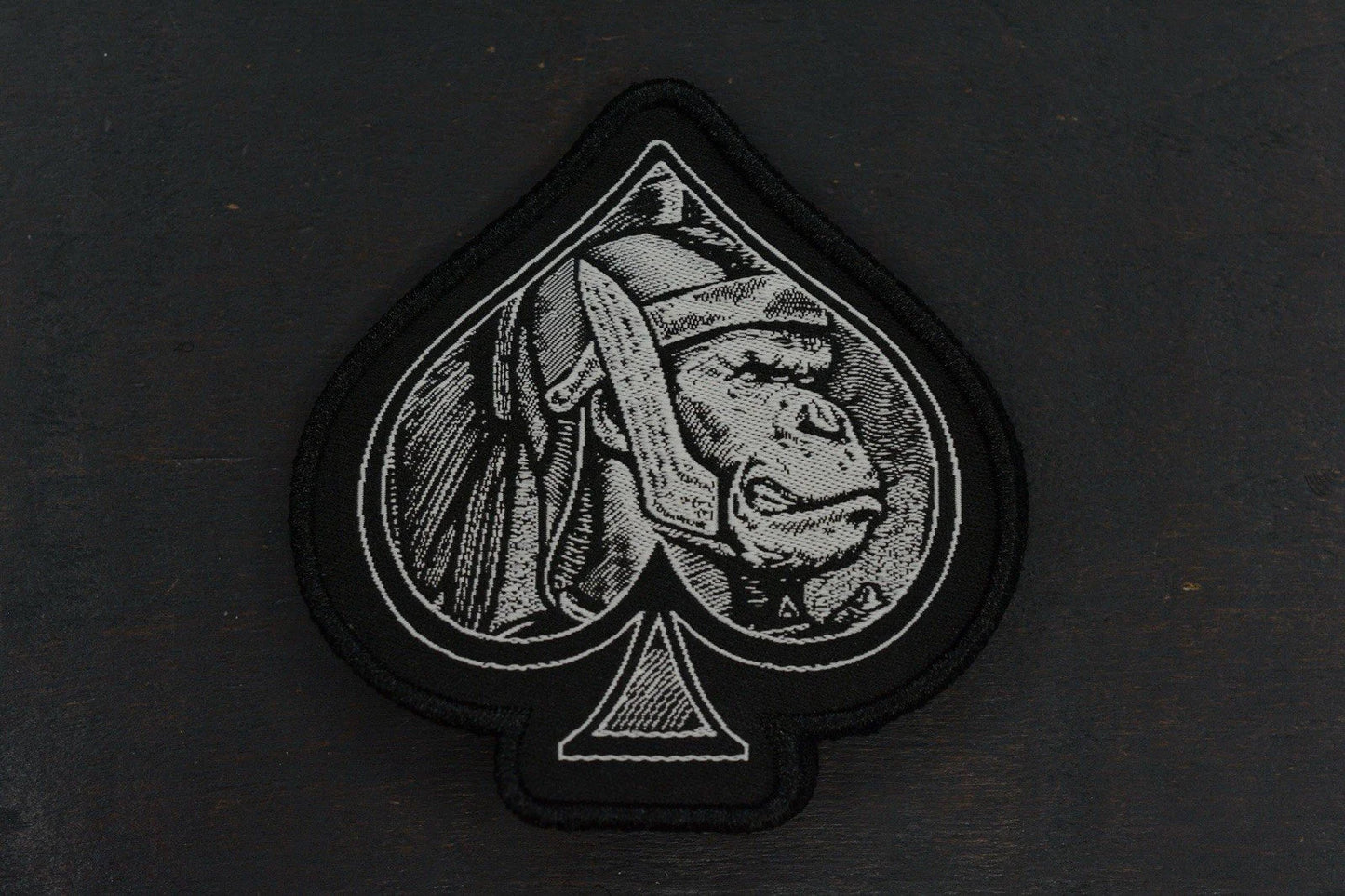 NEW Monkey Edge “Ape of Spades” Embroidered Patch MEFP