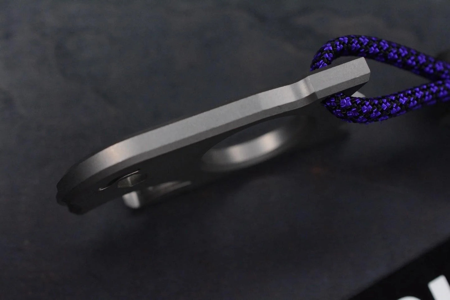NEW Notorious EDC “Baby Bomb” SW GD5 Ti w/ TKW Claw Bead Re Microtech
