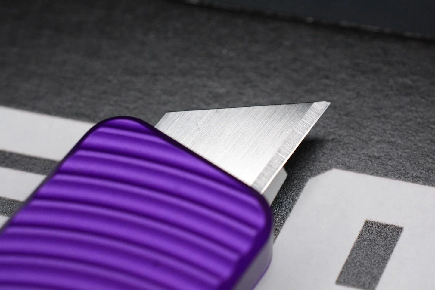 NEW RIVERY MFG x Cad Lab Zero Knife Purple Finish OG w/ Custom Bead