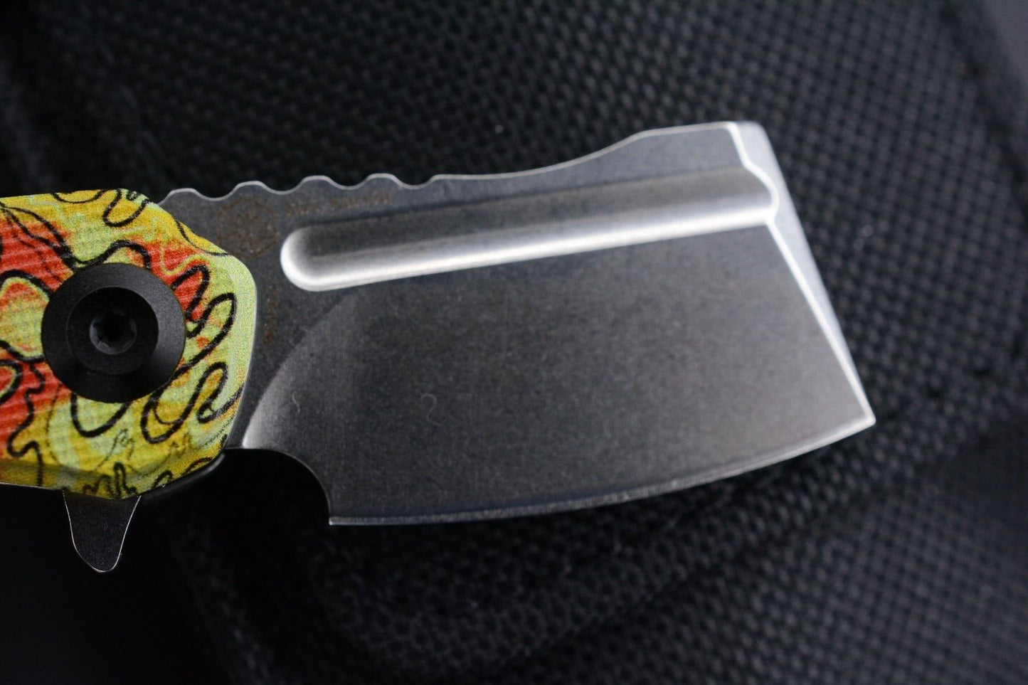 Koch x Kansept Knives Undead SW Mini Korvid w/ Green Beret Skull Bead
