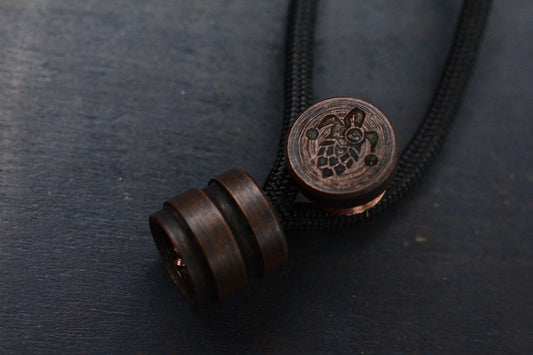 RARE Frankenworx 2 Line Antique Copper 2 Piece Screw Bead SOLD OUT Re Playge JRW