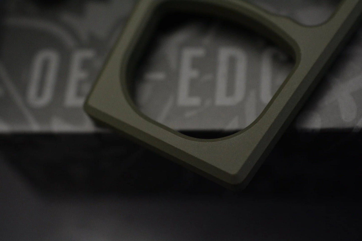 NEW OEGEDC Keystone Lite Bottle Opener OD GREEN w/ Wkrmn Ghost