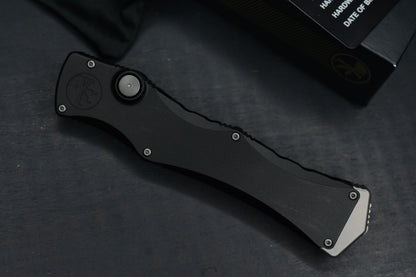 NEW Microtech Halo IV Marfione Selects Black - Clip Point  Hardcoat Aircraft Alloy w/ DOA 10/2025