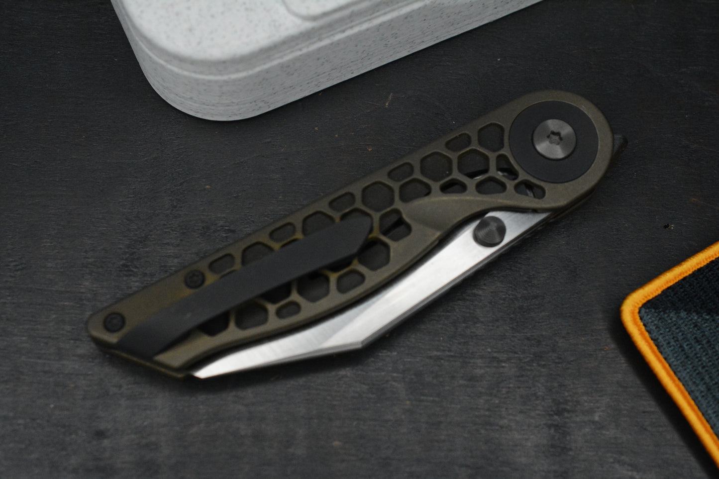 RARE Hypercut Cretin Skeletonized Ti Zirconium Accents Nitro-V Blade SN 080