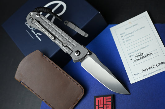 RARE Chris Reeve x Monkey Edge Umnumzaan MEFP GB / MagnaCut w/ Frag Pocket Clip