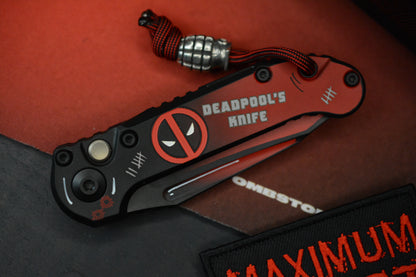 NEW Microtech LUDT 3.5" T/E Gen III Deadpool Edition