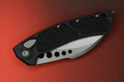 NEW Microtech Hawk Auto 4” Apocalyptic / Black Aluminum