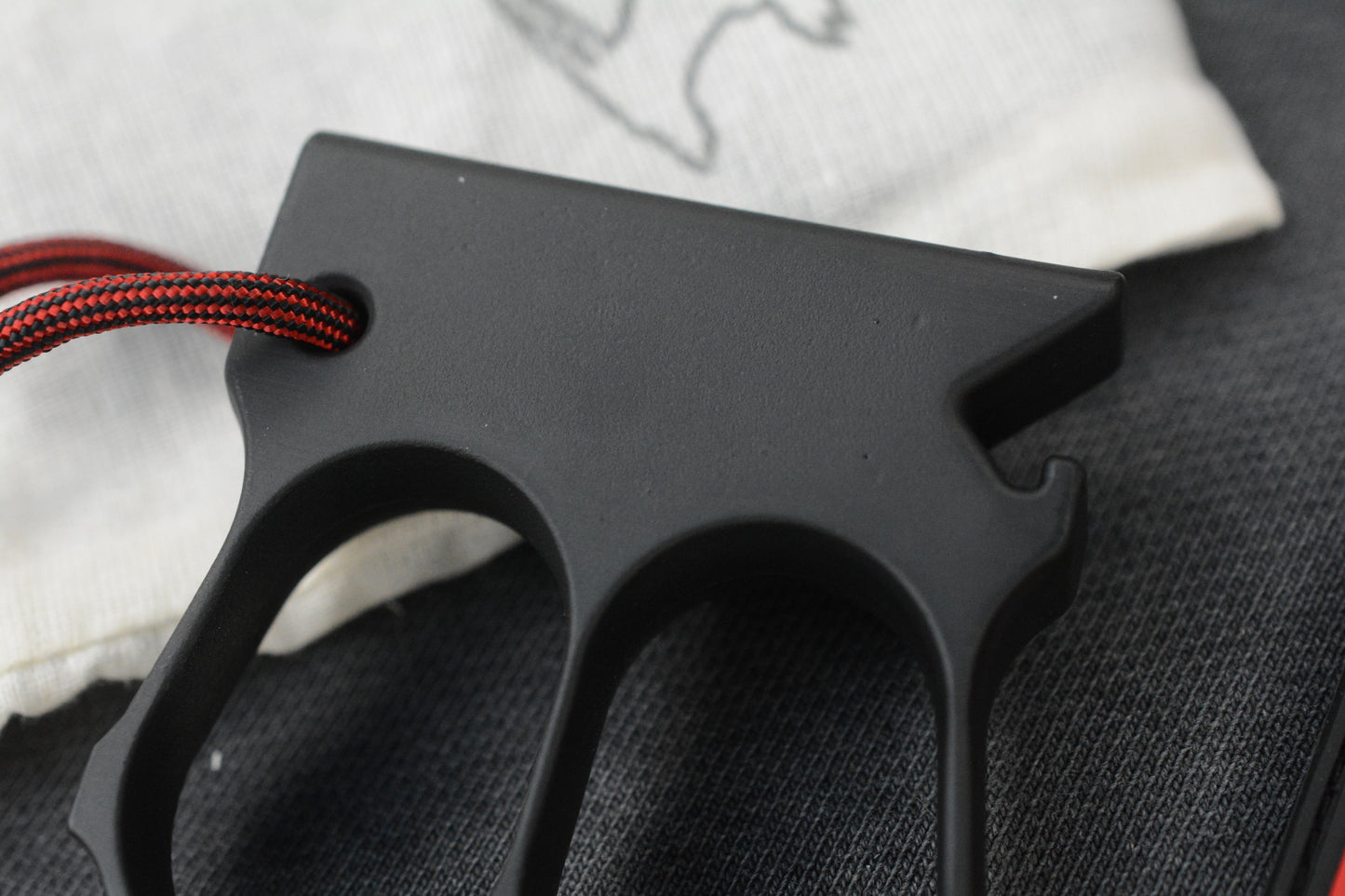 RARE Bawidamann x Monkey Edge 1918 Brass Black Cerakote 2FK w / Monkey Bead