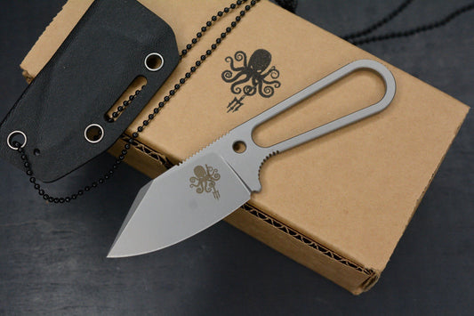 NEW Prometheus Design Werx LUK Fixed Neck Knife Magnacut CP Skeleton Handle