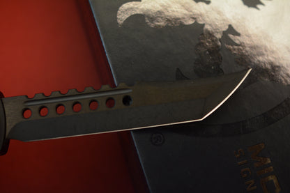 RARE Microtech Ultratech Hellhound Shadow - Black/ Black DLC 08/2022 SN636