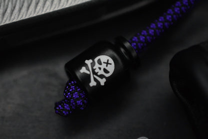 RARE++ Demko AD20 XXX Textured Ti / Stud Only CPM 3V w/ Poison Bead & Patch