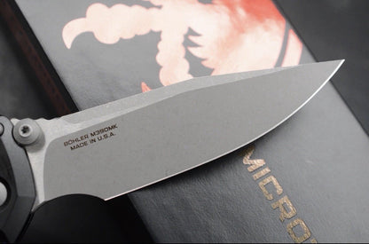 NEW Microtech Socom Elite RAM-LOK Black Aluminum Frag/ M390 w/ Fallout Pack