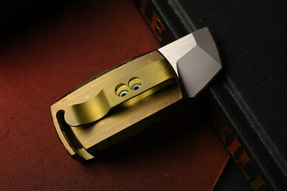 RARE D Rocket x Audacious Concepts Nana’ Slice Ltd Ed - Ti IMP Scissor Folder