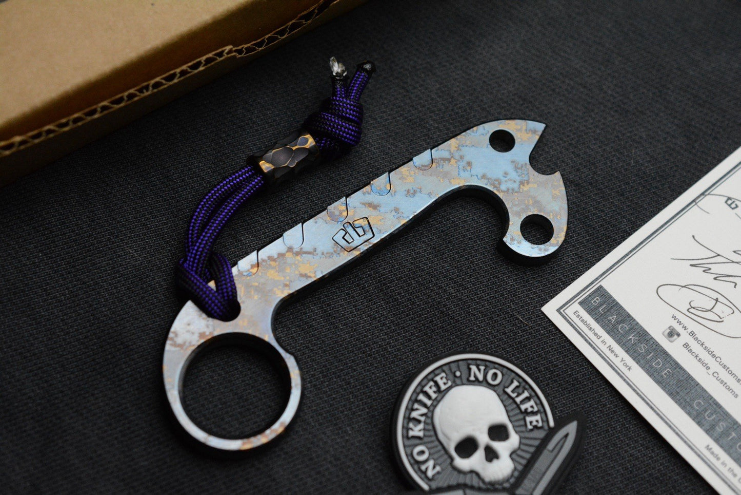 NEW BLACKSIDE Customs x Kick Strider- T-Bot Digi Cam Black Label Finish w/ Bead
