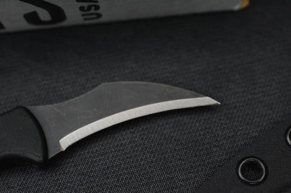 RARE Ed’s Manifesto & Kopis Designs Elvia Field Knife - Black / Acid Stonewash