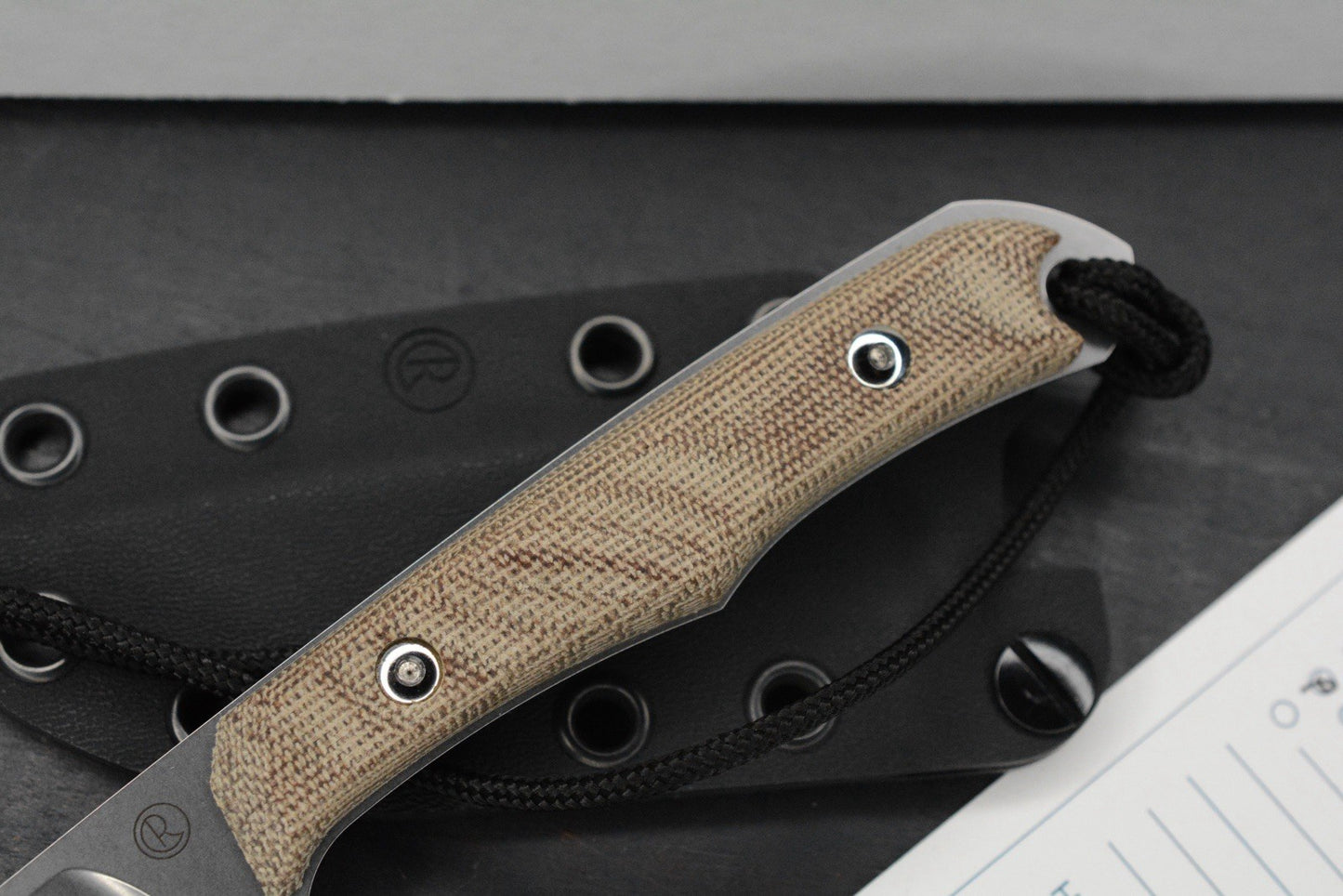 NEW Chris Reeve Inyoni Fixed Blade 3.78”Magnacut / Natural Micarta w/ Necro Bead