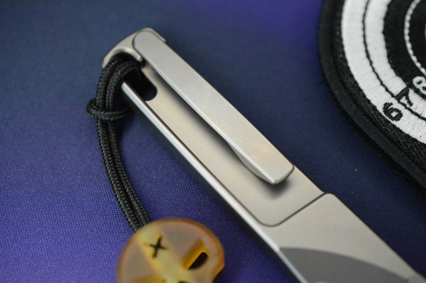 NEW Nice GuyMachine Co The Wraith - Titanium Pry Bar NGMCo w/ Ultem Necro Bead