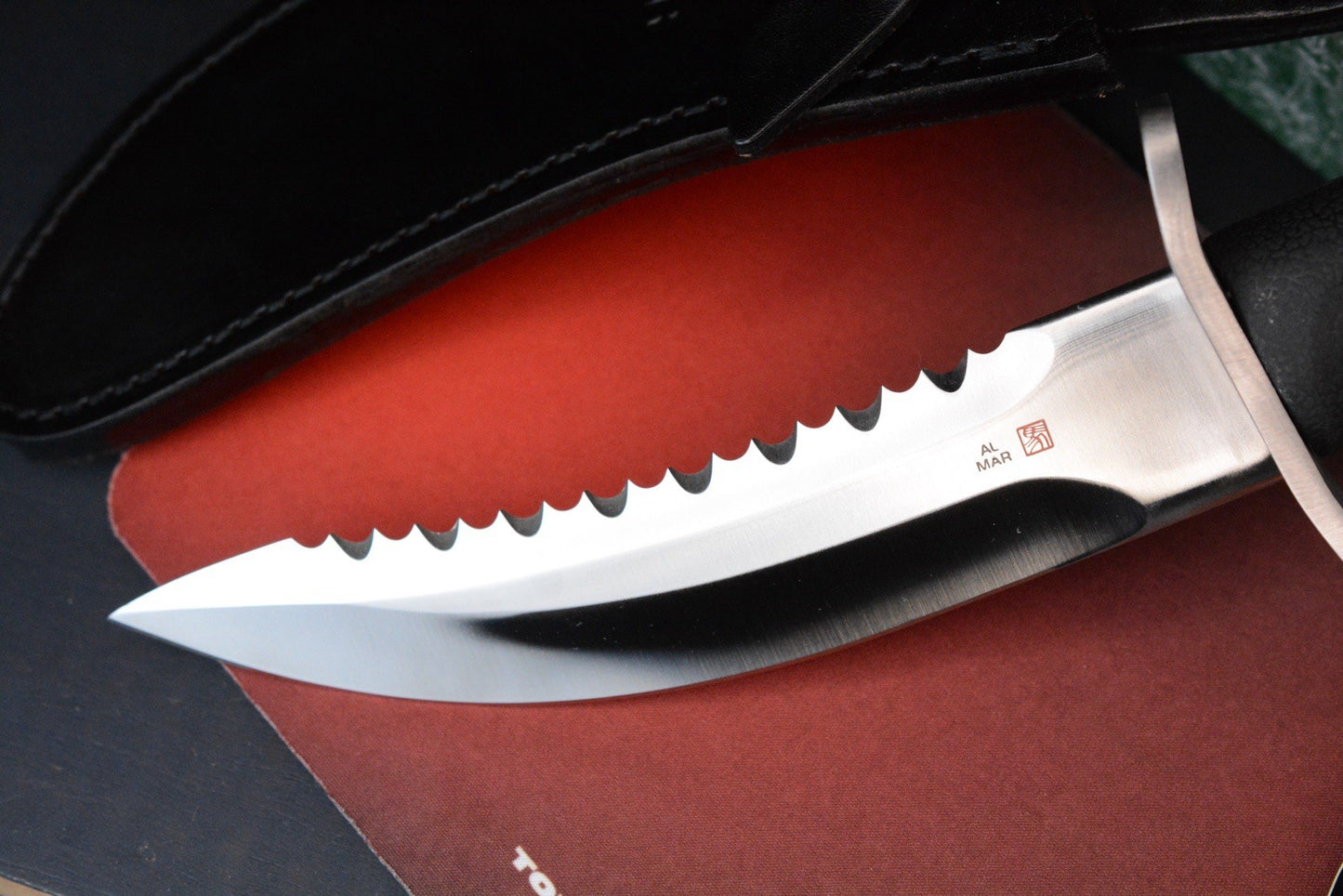 RARE++ Al Mar Warrior Fixed Blade- 1980s Complete w/ Original Packaging