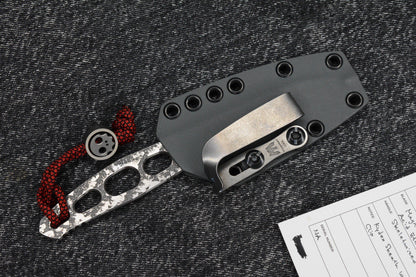 CUSTOM Burnley Tern - MagnaCut /Field Wash Acid Etched Skeletonized w/ Sheath