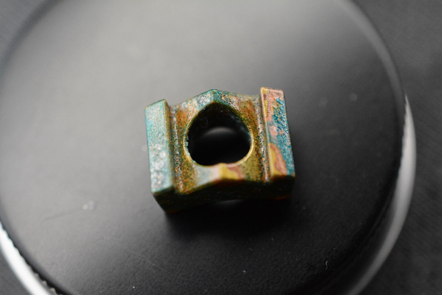 RARE WYSTE DESIGNS Crown XL - Salvaged Shipwreck Bronze Bead