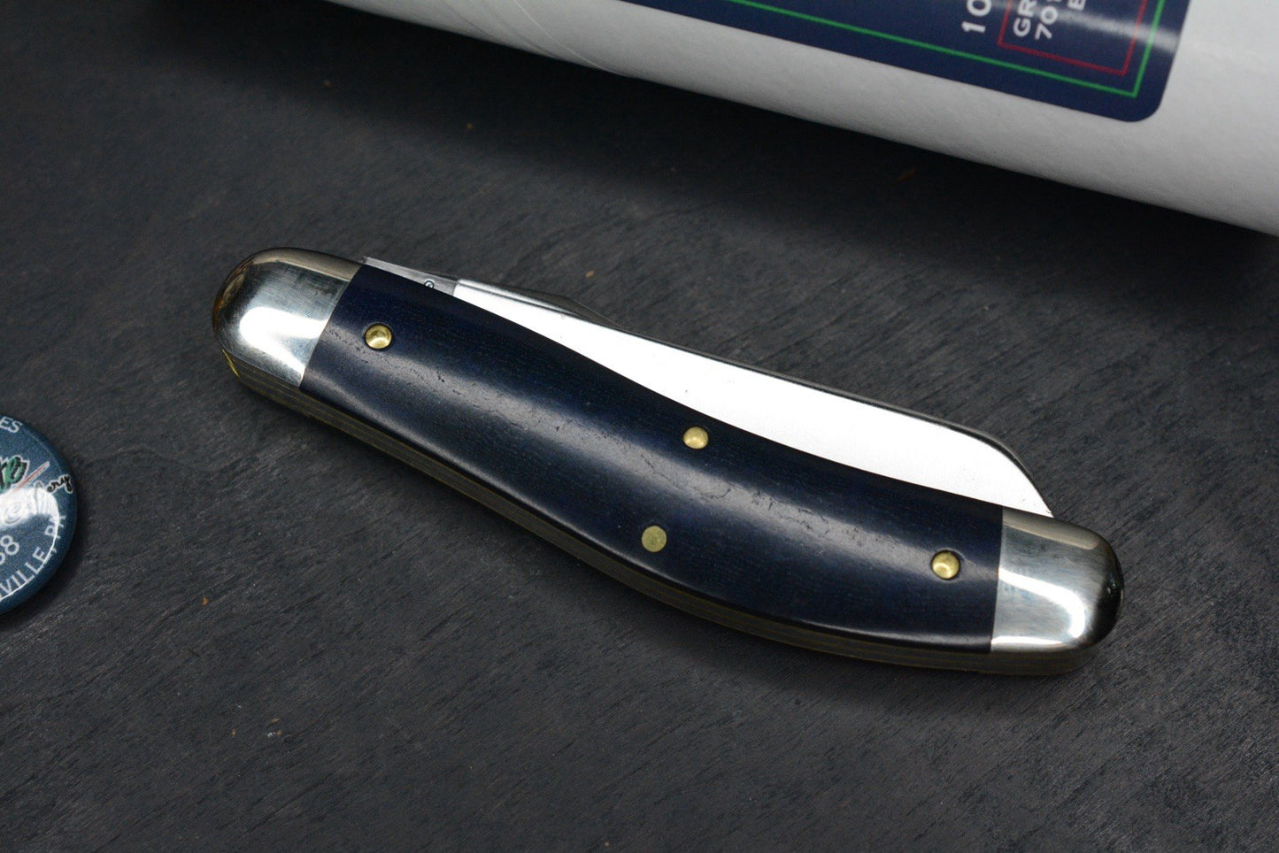 NEW Great Eastern Cutlery Tidioute Bayou Trapper Blue Bayou Richlite