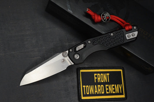 NEW Microtech MSI MINI Proof Run Low SN 008 - SW M390K / Black Aluminum Frag