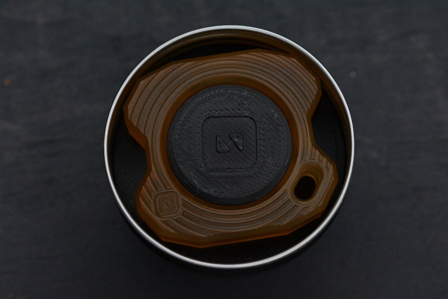 NEW Wyste Cogent Zero Etched & Polished Ultem Bottle Opener w/ Ultem Poison Bead