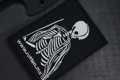 NEW Kopis Designs x Ed Calderon L-Via Field Knife Matte 154CM w/ Trainer & Patch