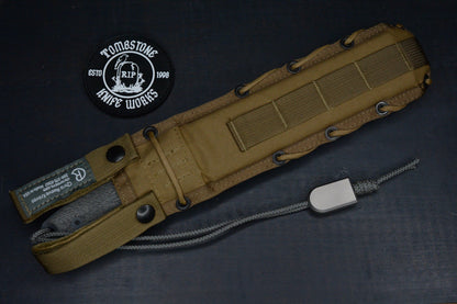 NEW Chris Reeve Green Beret MAGNACUT -Non Serr. w/ Tombstone Bead & TKW Patch