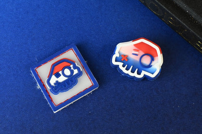NEW Inky EDC PVC Bead & RE Patch Set - America 250th Anniversary Flag Edition
