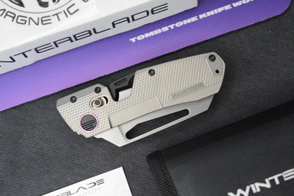 NEW Winterblade Factor B4 Natural Diamond Ti/ MagnaCut & Pink / Purple Timascus