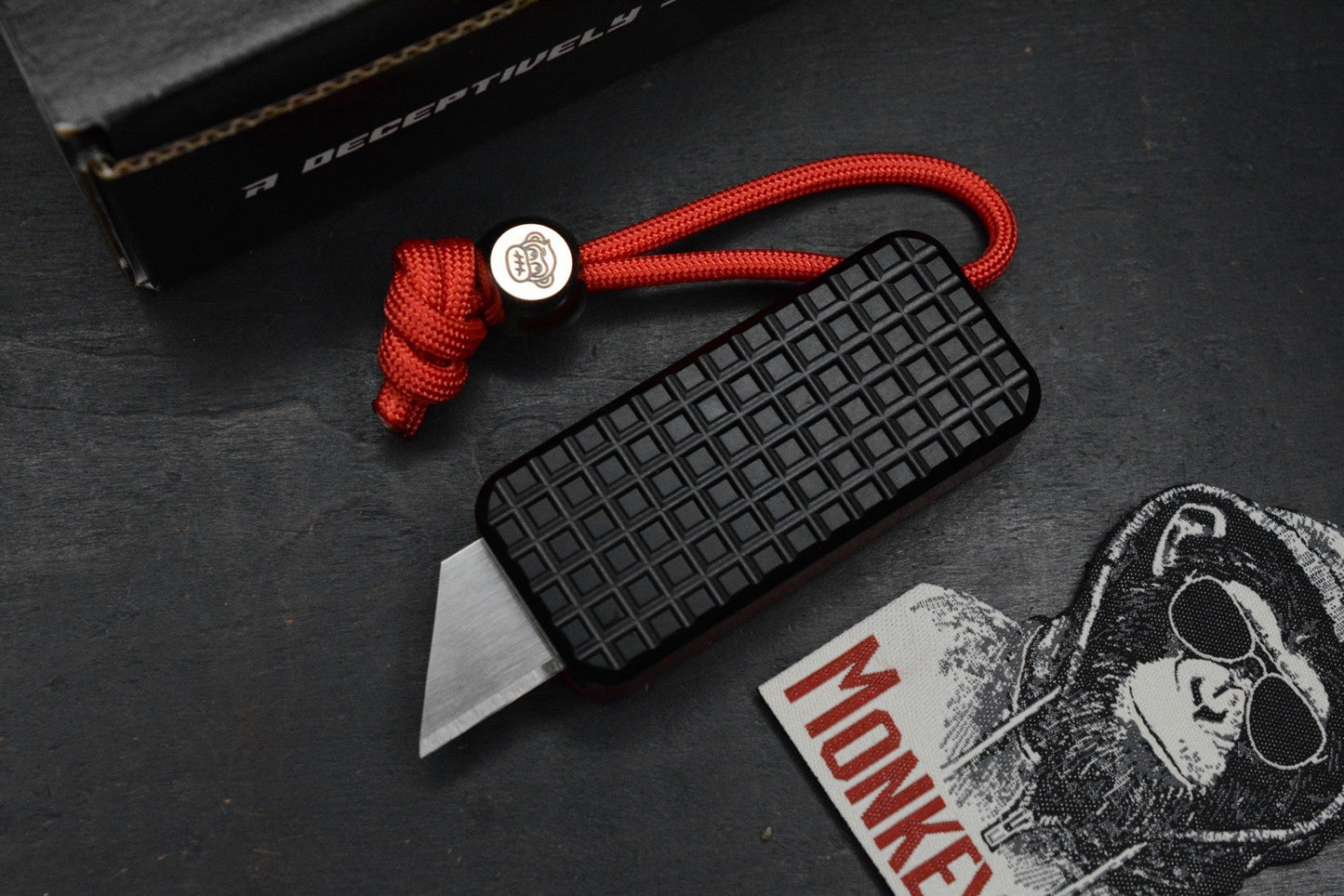 NEW Rivery MFG Zero Monkey Edge Black/ Red Frag MEFP Patch & AuCon Bead