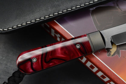 NEW Jack Wolf Backwoods FixEDC Kirinite True Blood LE / S90V Belt Satin Blade