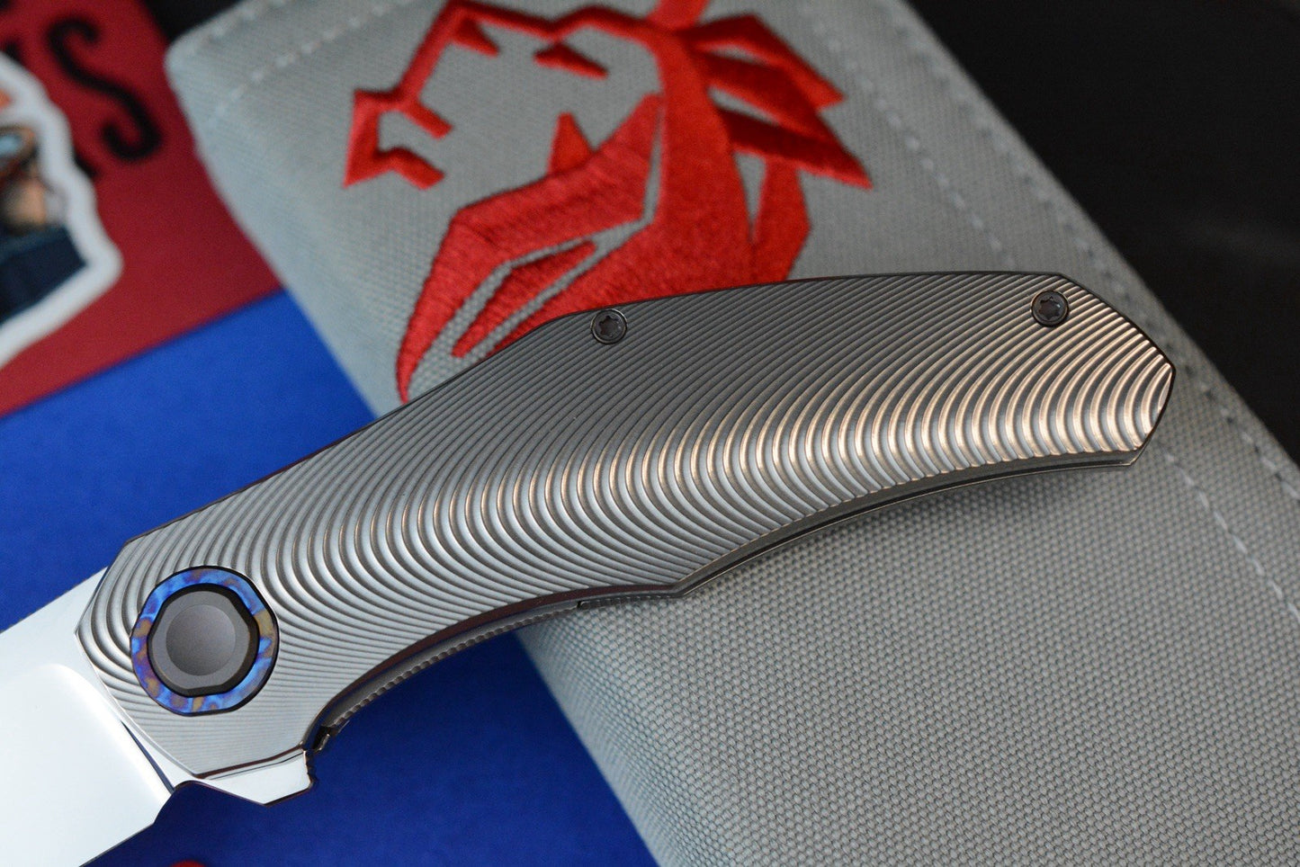 NEW Holt Blade Works Renegade - Ridgeback Ti/ Black Timascus / Ano HDW w/ COA