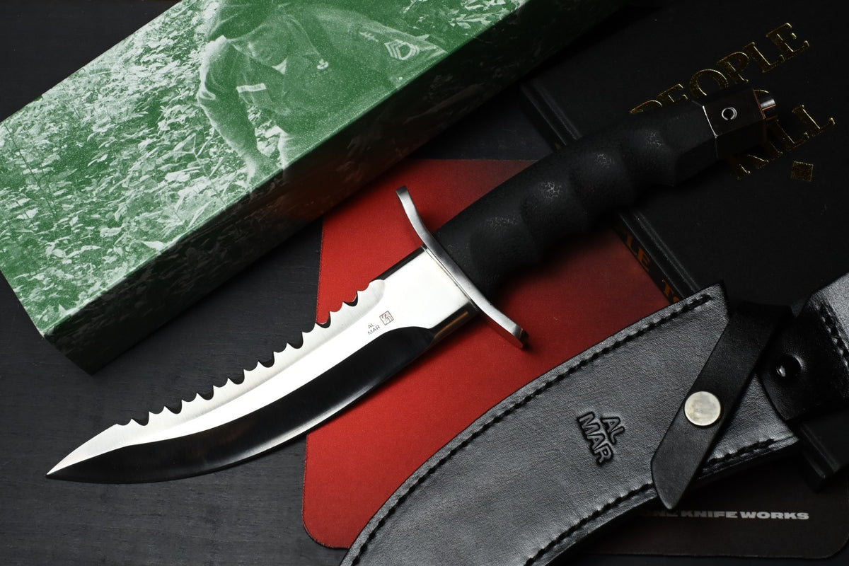 RARE++ Al Mar Warrior Fixed Blade- 1980s Complete w/ Original Packaging