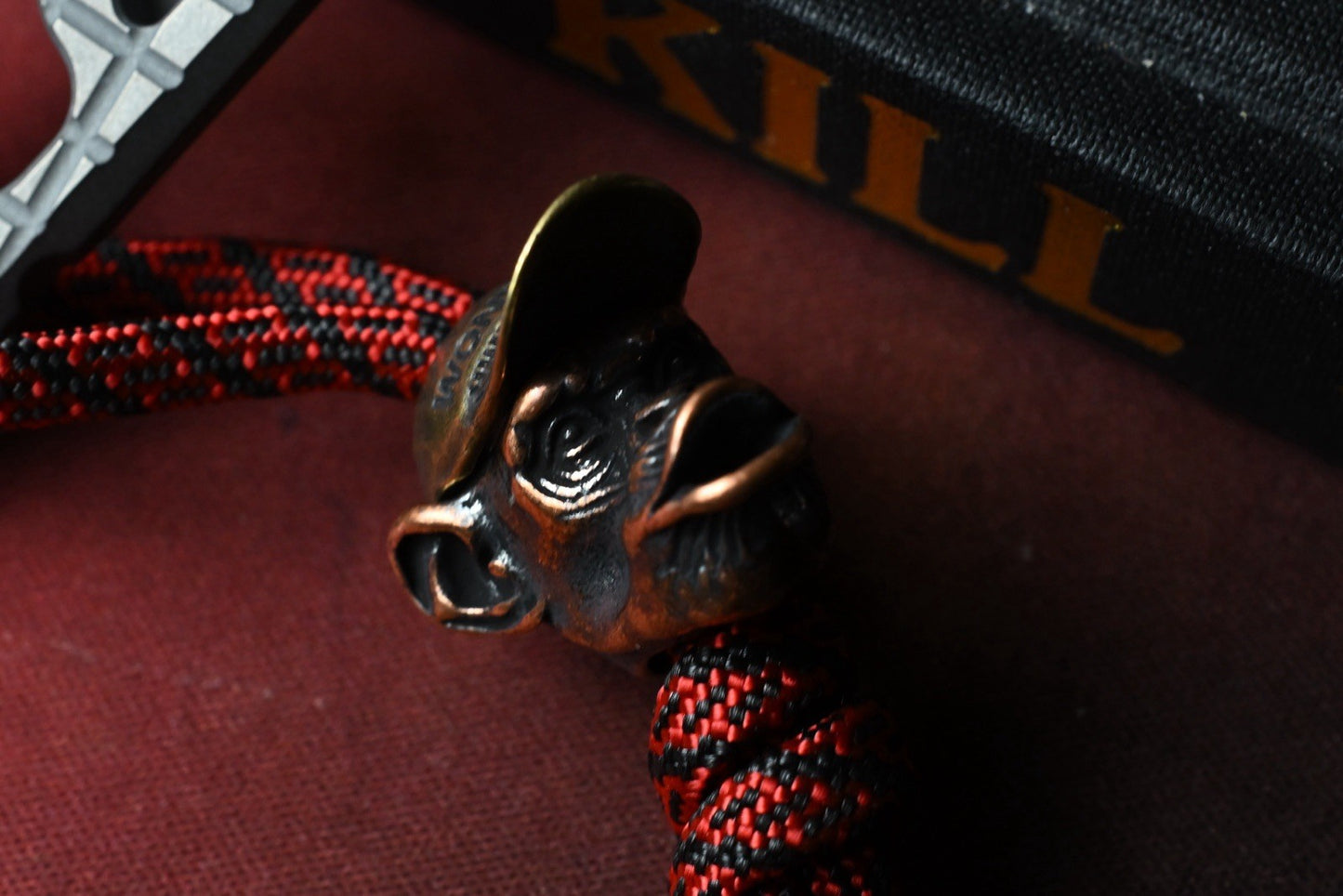 RARE Monkey Edge x Shirogorov Zaika - Frag Pattern Ti w/Monkey Bead & MEFP Patch