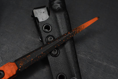 RARE Half Face Cardiac Spike Halloween SE Orange G-10 w/ Inky EDC Candy Corn Set