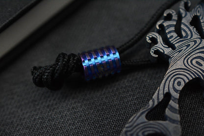 NEW Monkey Edge X Dmitry Streltsov Bottle Opener Octopus Ti Blue Damascus