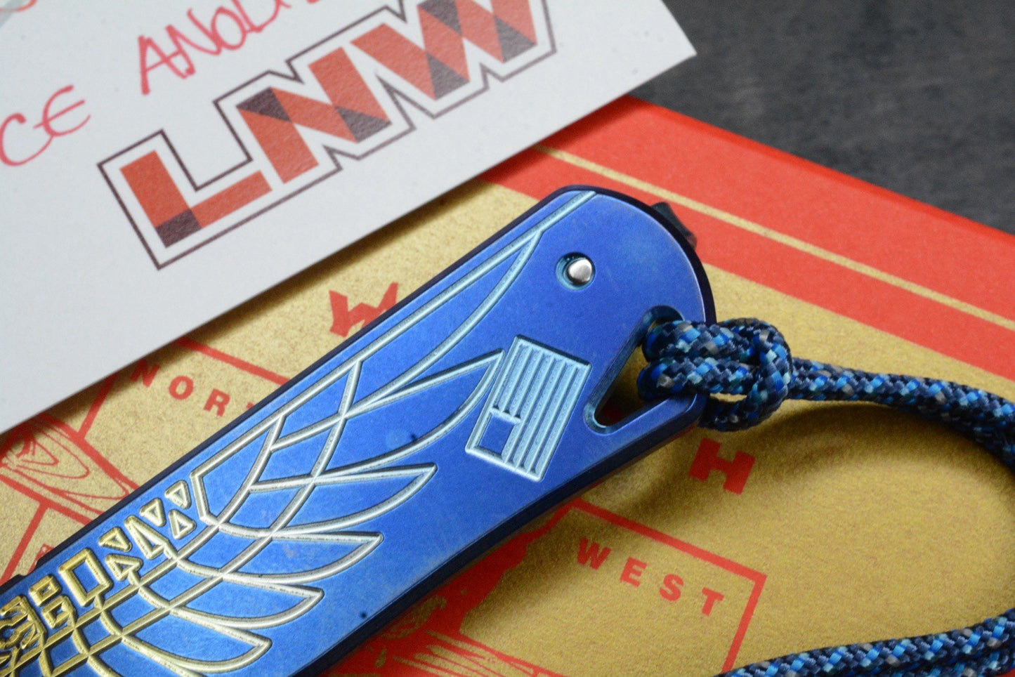 NEW Lynch Northwest V1.7 Double Wing Makers Choice Ano Pry w/ Custom Bead & COA