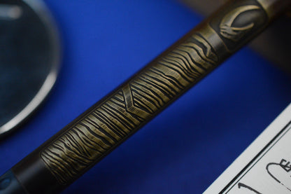 RARE BLACKSIDE Customs BSC-P Pen Mandalorian - Naval Brass /Beskar Engraved
