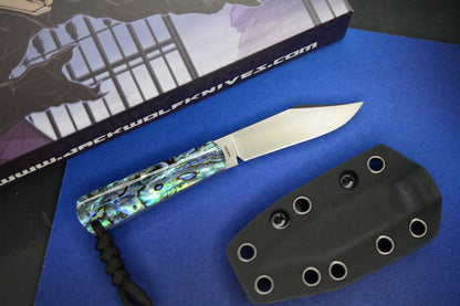 NEW Jack Wolf Gateway FixEDC - Abalone / Hollow Ground 1428CN / Nickel Silver