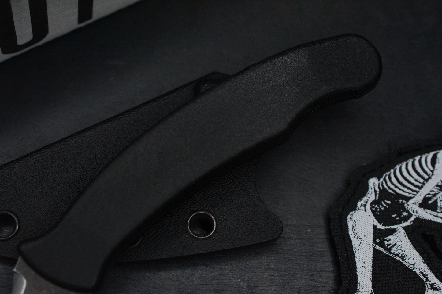 NEW Kopis Designs x Ed Calderon L-Via Field Knife Matte 154CM w/ Manifesto Patch