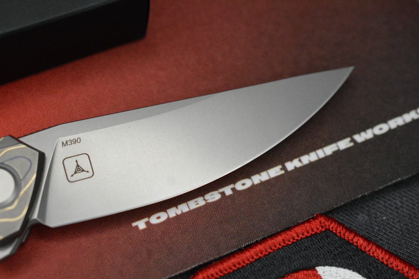 NEW Shirogorov x Triple Aught - Q M390 Stonewash Ti Lasered Topo 1 Of 5 Made