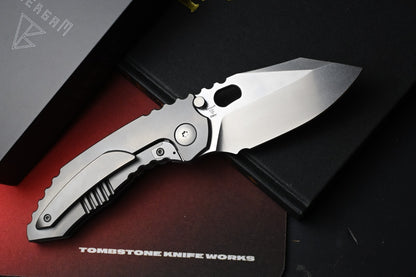 RARE Dalibor Bergam Knives DRACO - Integral Ti / Polished SW S90V w/ Hardware