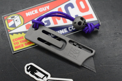 NEW Nice Guy Machine Co x Gil-Tek Minimalist Utility Knife - Ti w/ TKW Bead