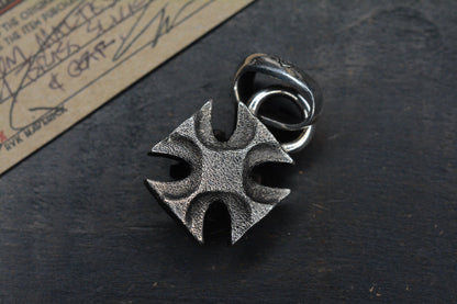 RARE Starlingear Silver Maltese Cross Pendant w/ Brass Slickster - CCKS 2026 EXC